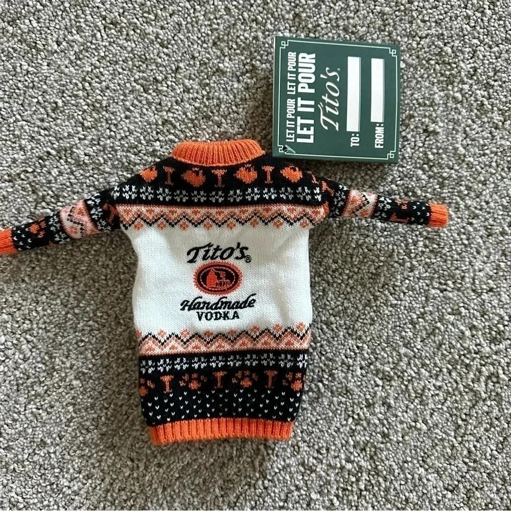 Tito's Handmade Vodka For Dog People‎ Bottle Sweater